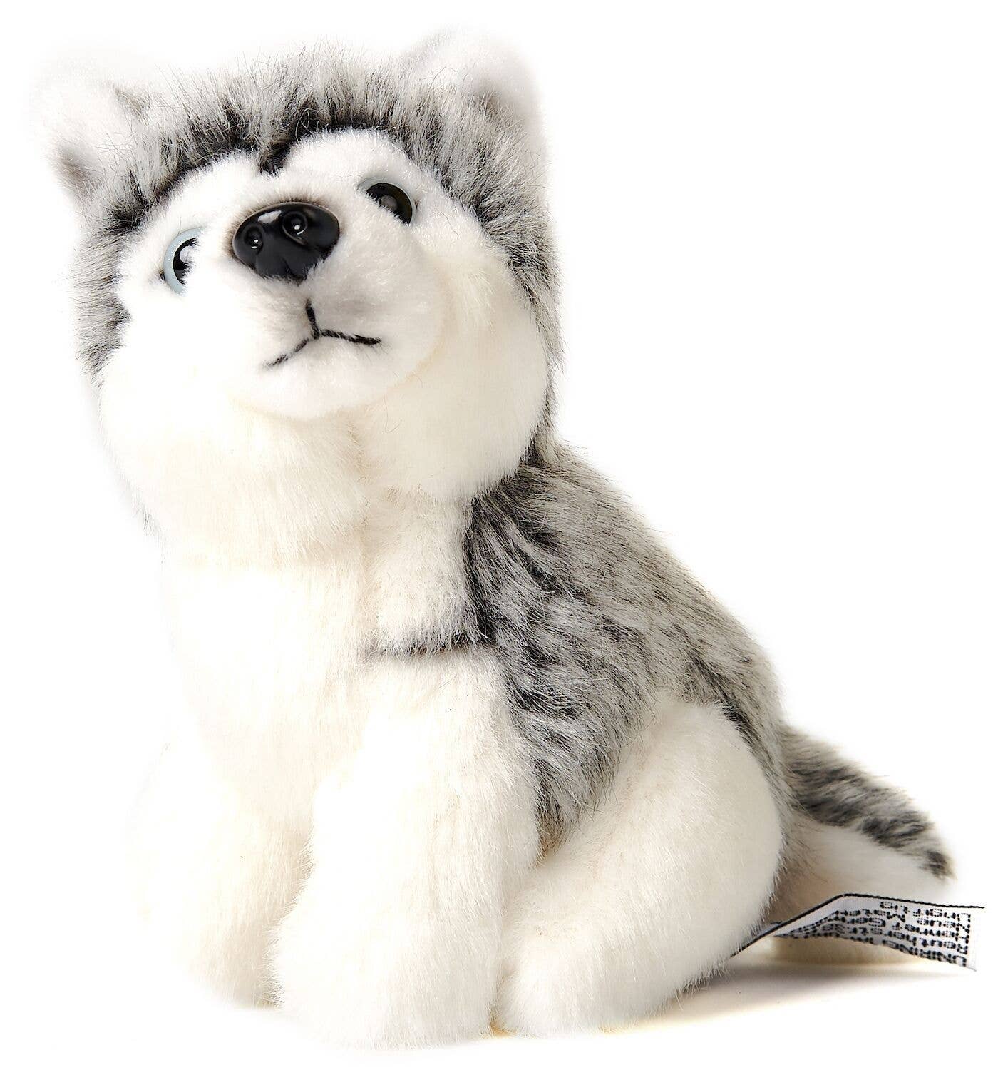 Husky plush toy, sitting