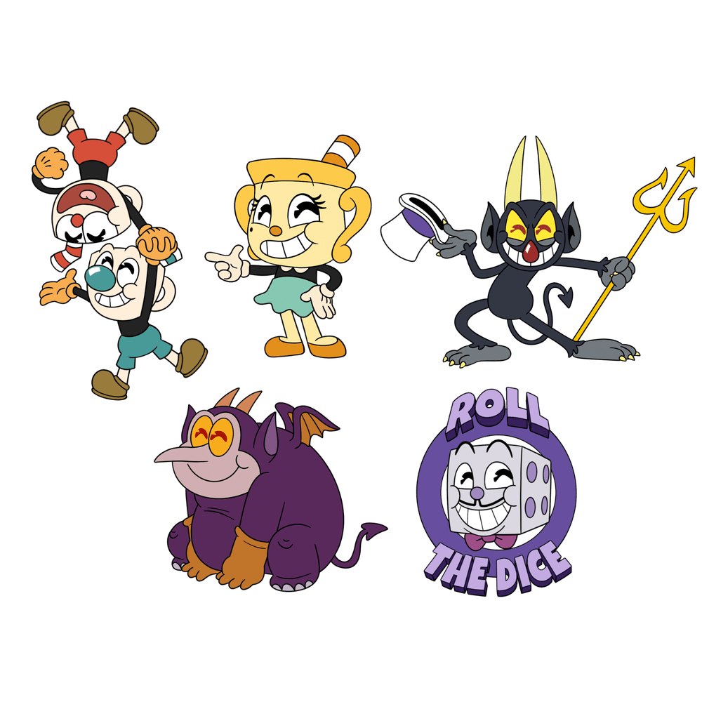 Cuphead Pin Set