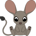Peluche Dune Desert Mouse – 22,9 cm