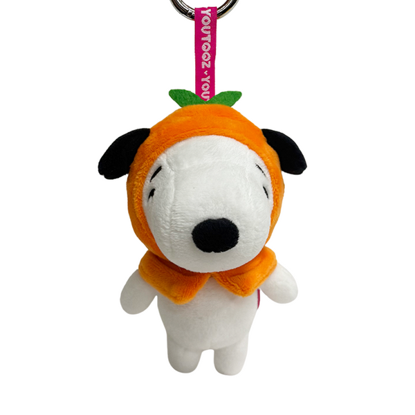 Orange Snoopy Keychain (5in)