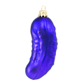Boule de Noël Cornichon Bleu