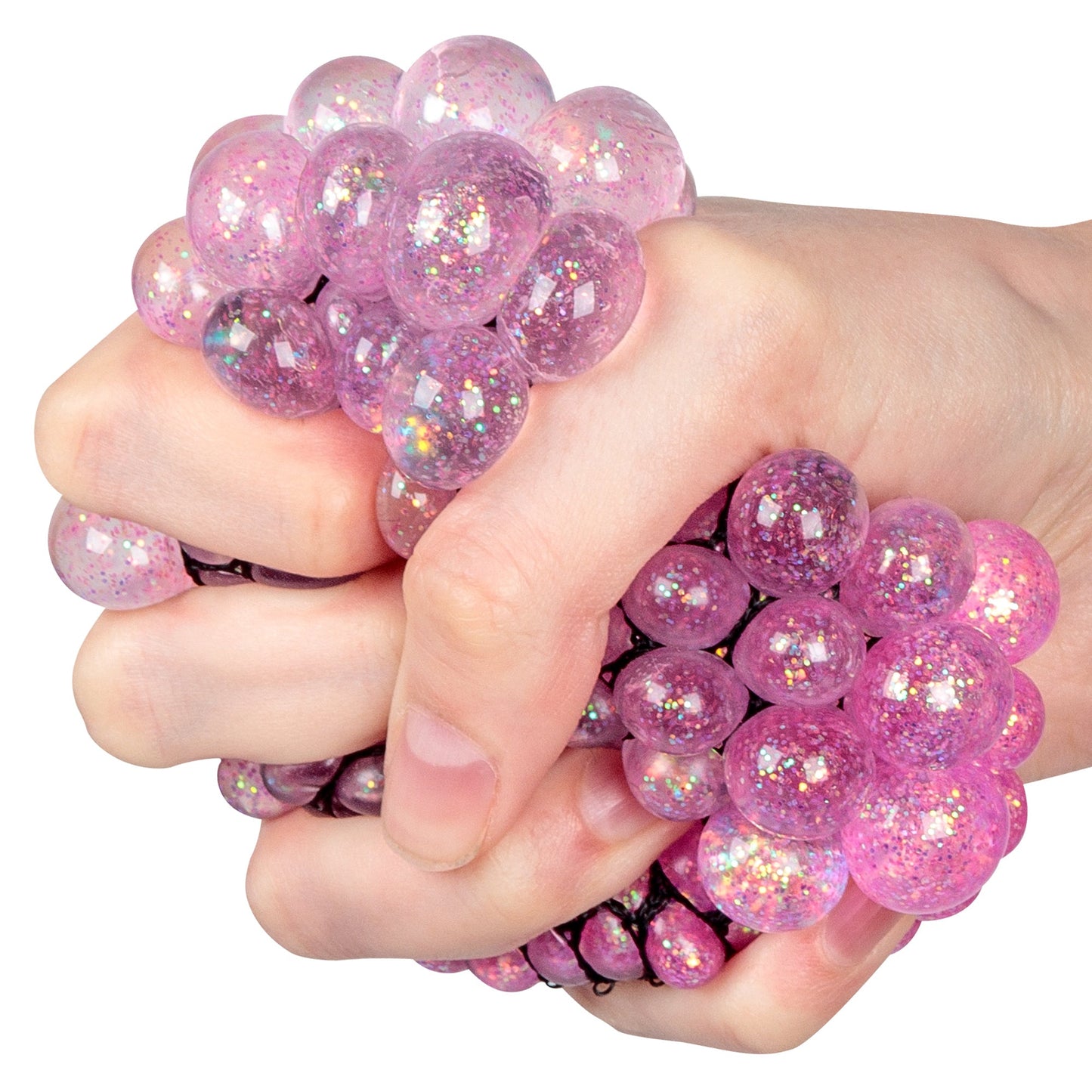Boule en maille scintillante et moelleuse