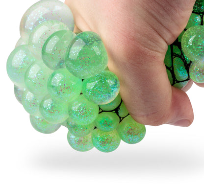 Boule en maille scintillante et moelleuse