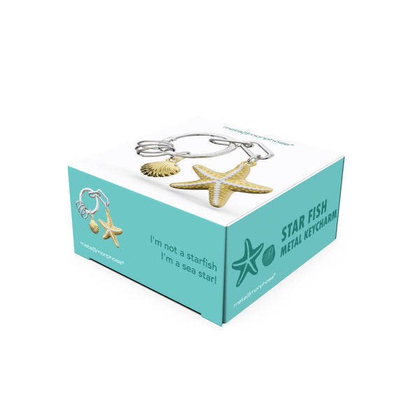 Starfish Charm Keychain