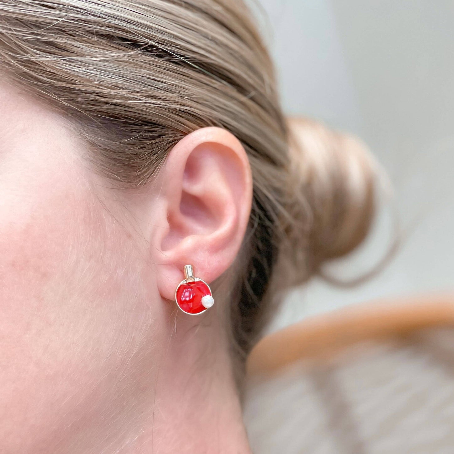 Boucles d'oreilles Ping Pong