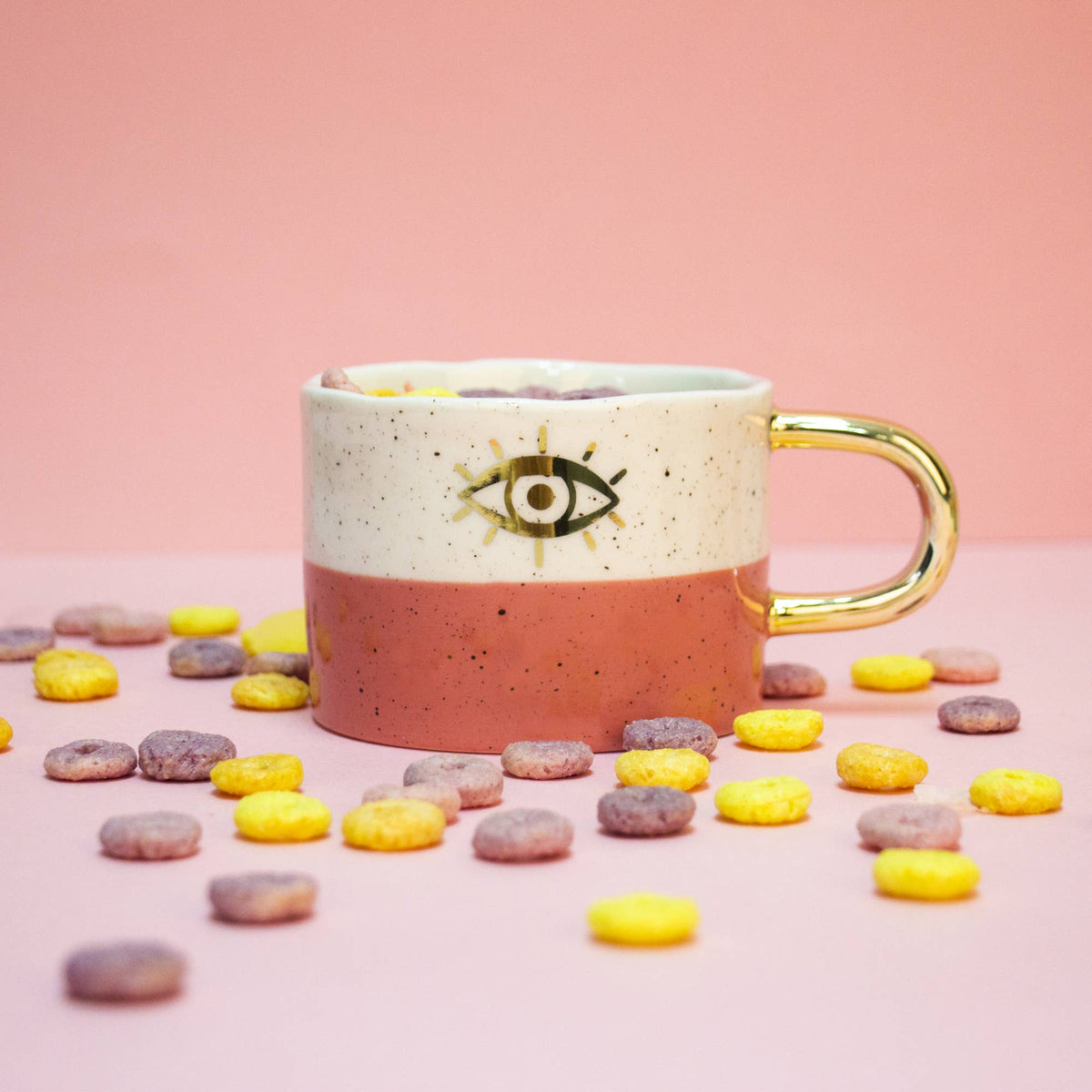 Mug Irrégulier Œil Doré