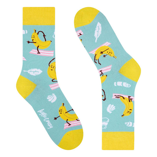 Unisex Fun Cotton Seamless Banana Socks