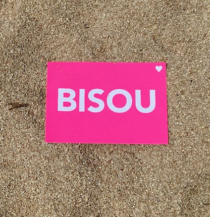 Carte Fluo Bisou