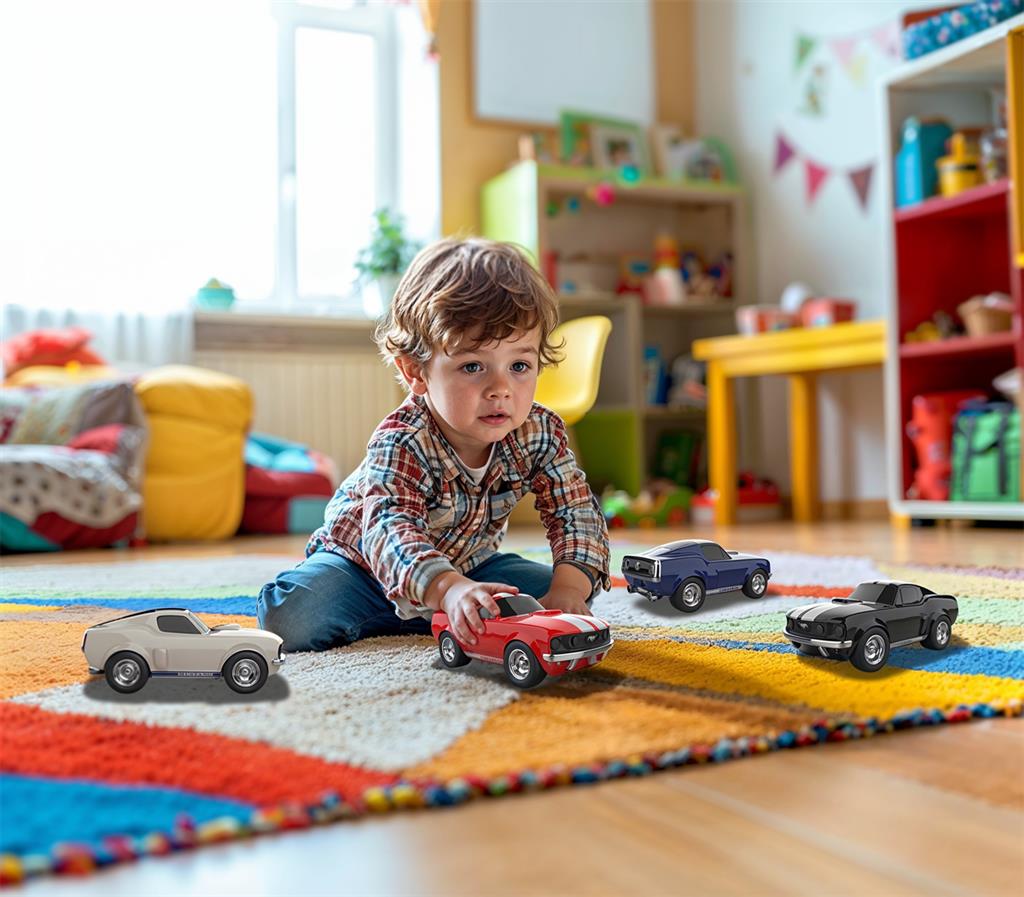 Voiture Ford Mustang Noire - Baghera