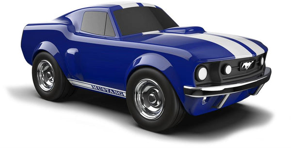Blauwe Ford Mustang - Baghera