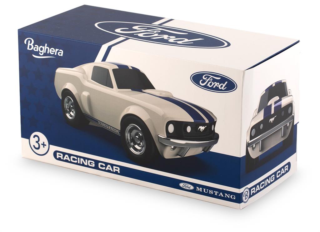 Voiture Ford Mustang Blanc Ivoire - Baghera