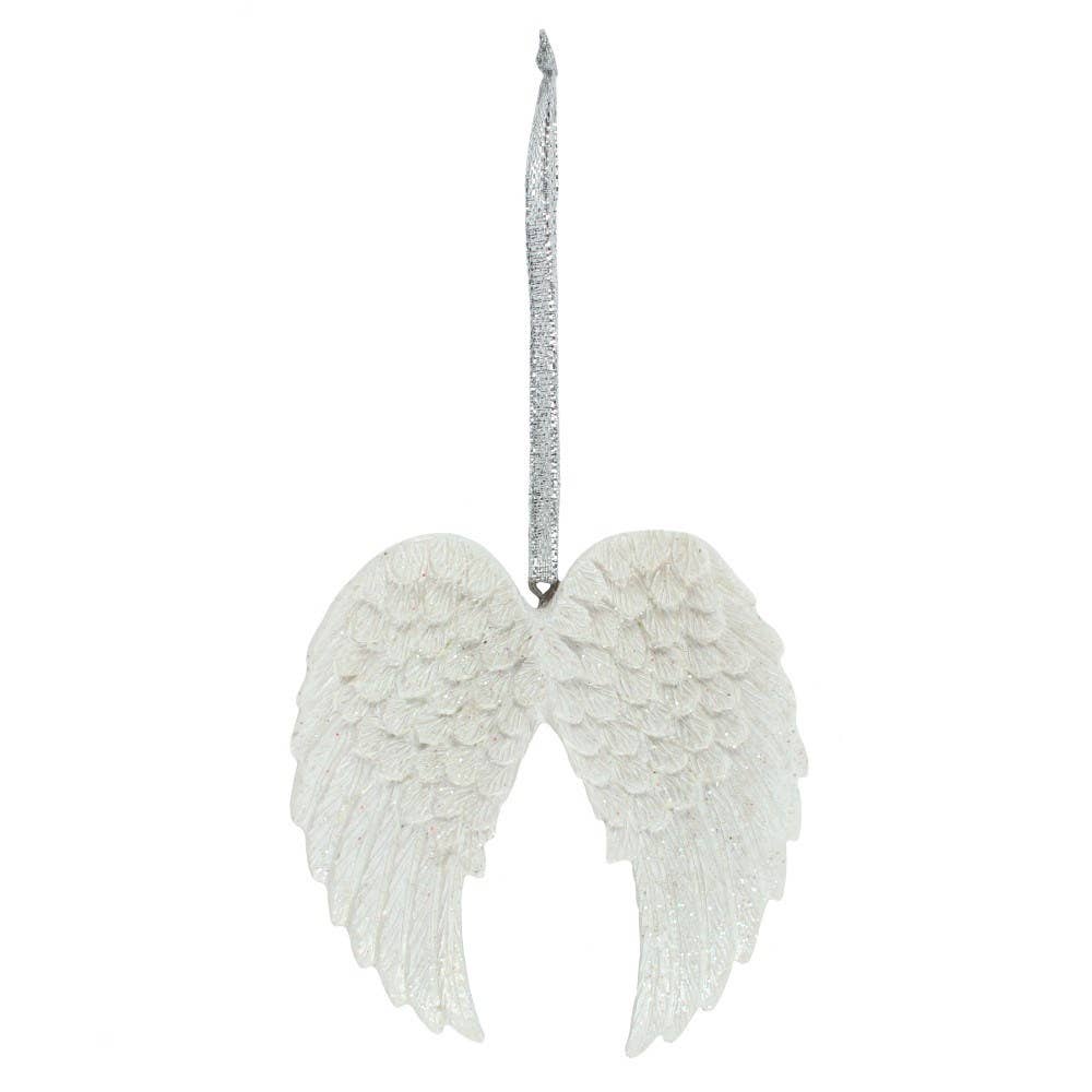 Sequined Angel Wings Hanging Decoration