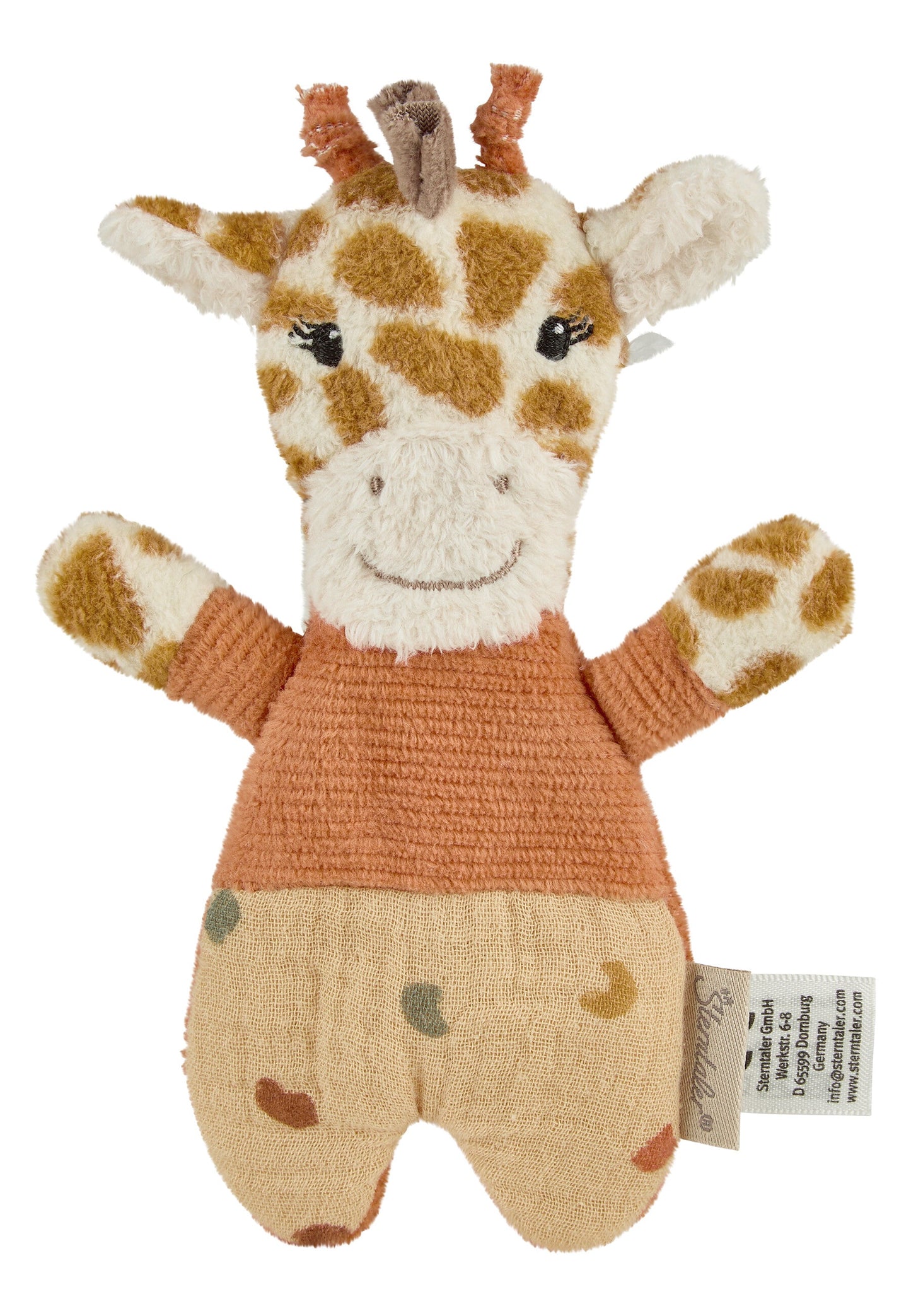 Doudou crépitant Girafe Kaya