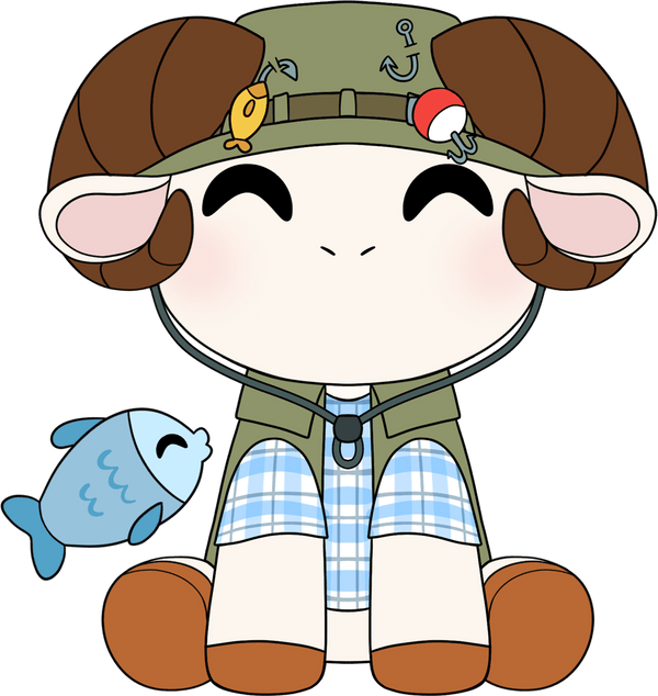 Fisherman Rammie Plush (9in)