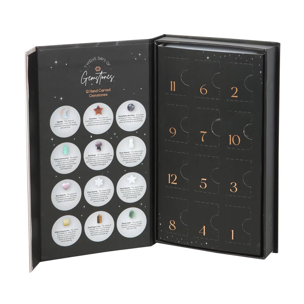 Crystal Advent Calendar in the shape of 12 days of Christmas