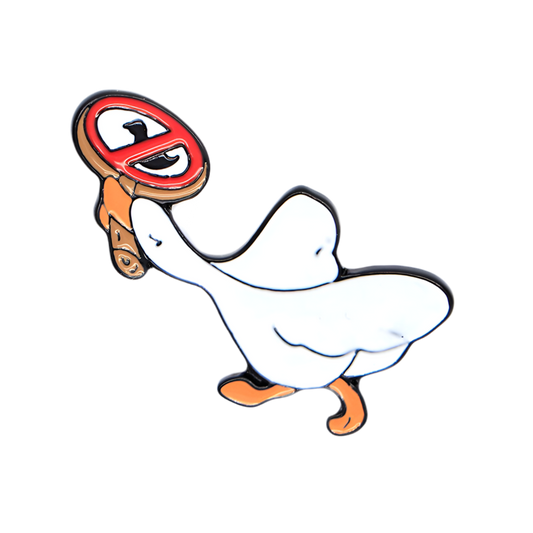 White Duck Pin with Panel