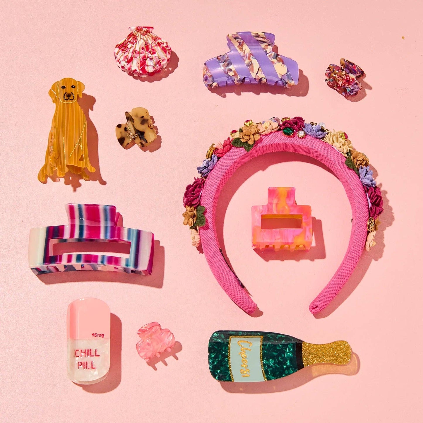 Pince à cheveux Rouge à lèvres