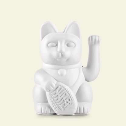 Lucky white cat