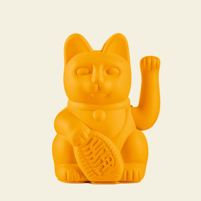 Chat Chanceux Jaune Profond