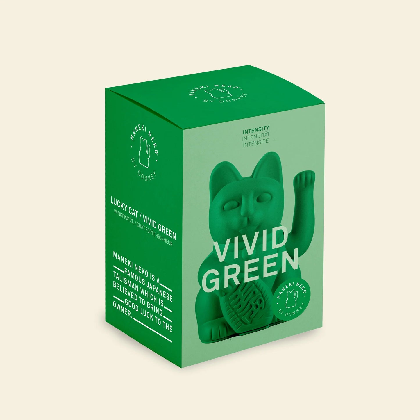 Bright Green Lucky Cat