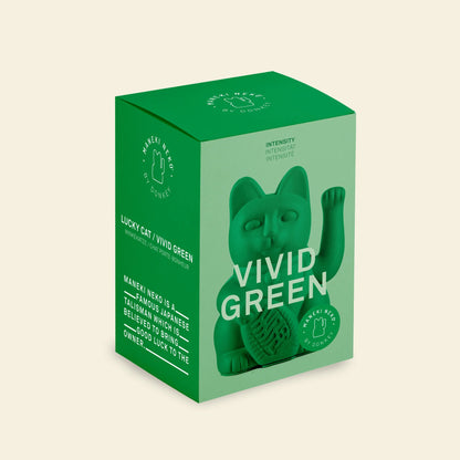Bright Green Lucky Cat