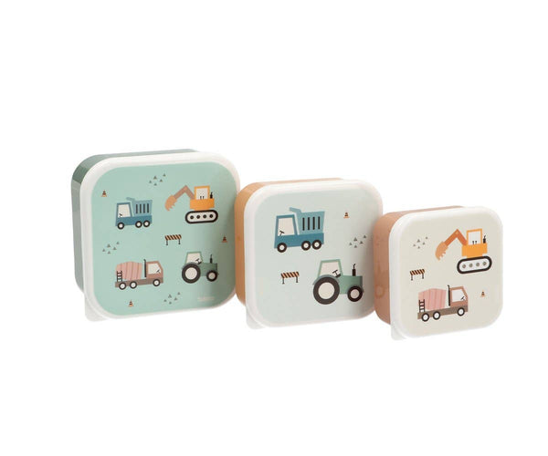 3 Boîtes à Déjeuner Camions