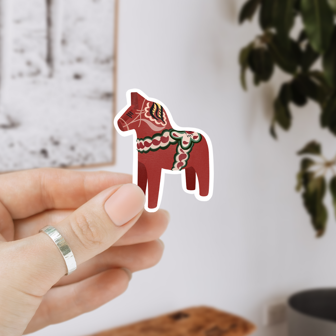 Dalecarlian Horse Sticker