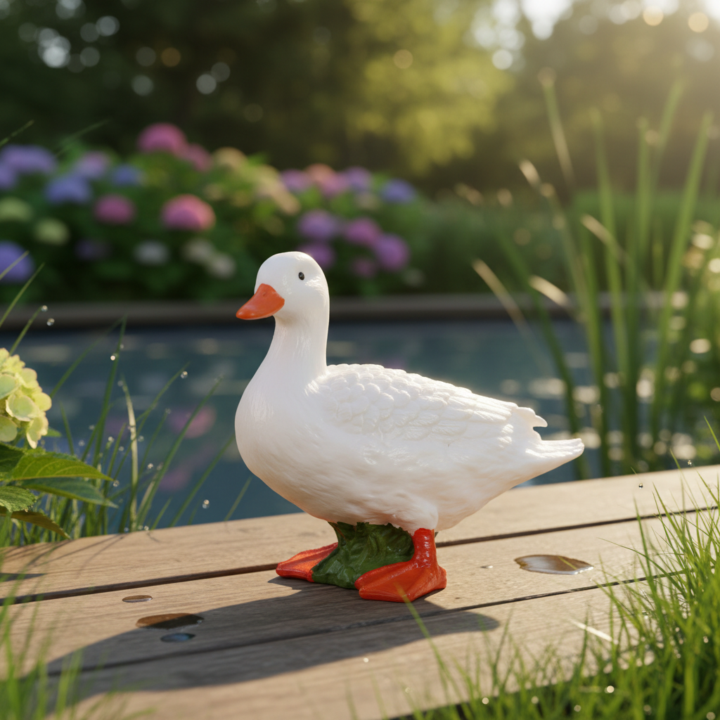 Figur Weiße Ente - (S)