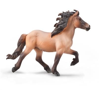 Collecta Chevaux (XL): ÉTALON ISLANDAIS BRUN CLAIR 14,5x11,5cm