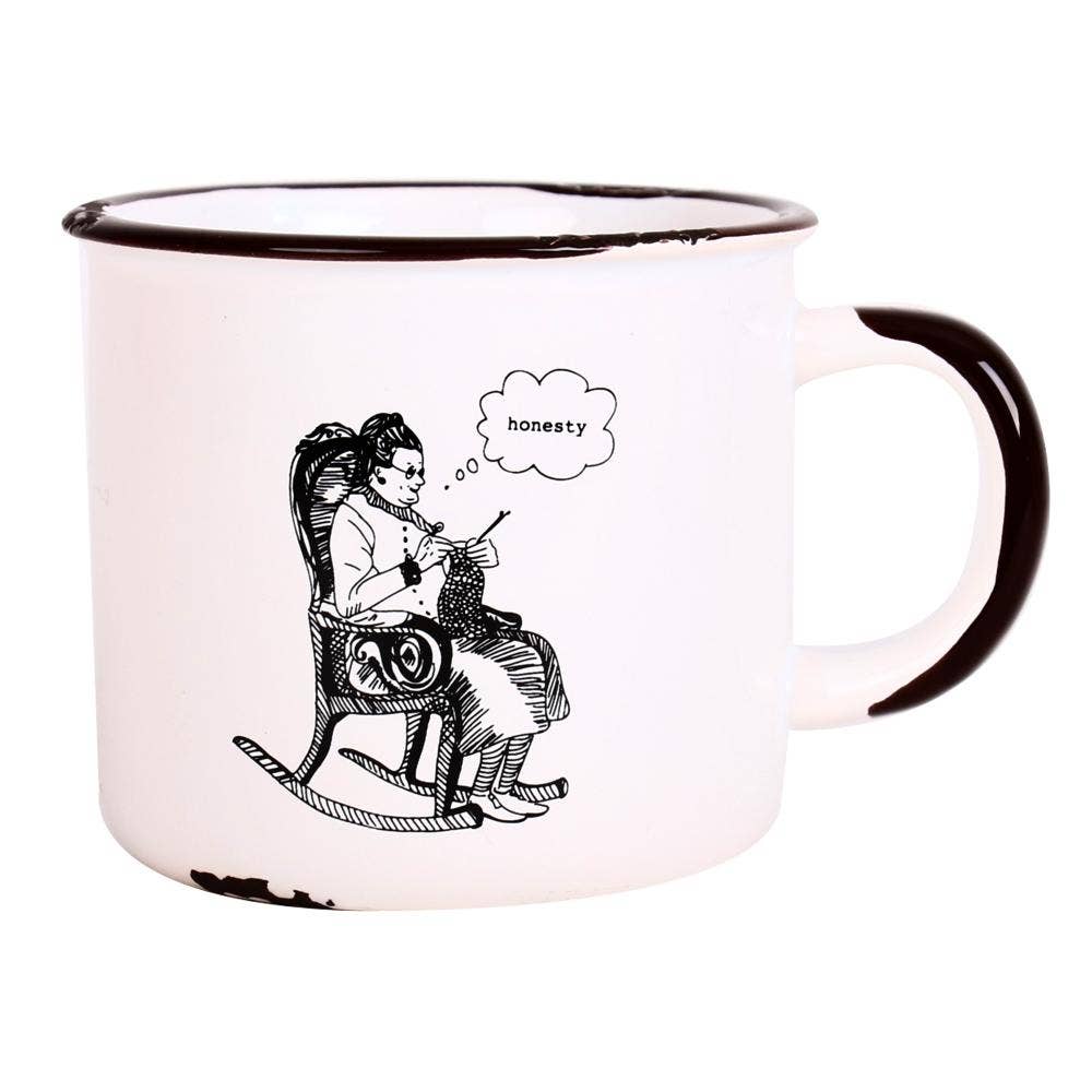Mug Grand Mère Peint à la Main Helio Ferretti Vue 3