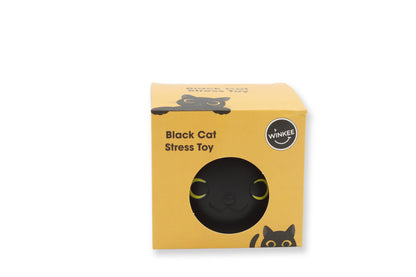 Stressbal met zwarte kat