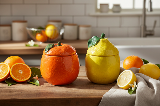Lemon &amp; Orange Storage Jar