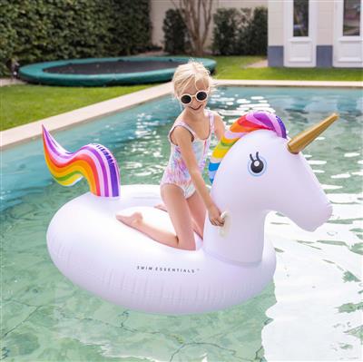 Licorne gonflable blanche XXL