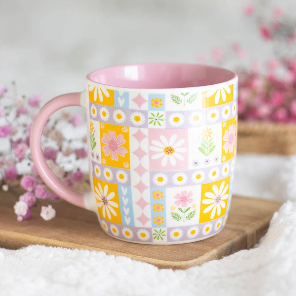 Mug Patchwork Floral – 320 ml