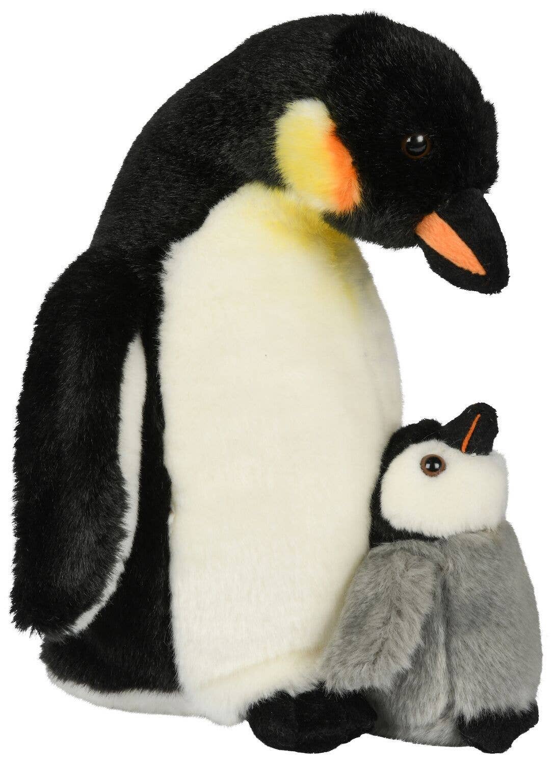 Peluche Manchot Empereur avec Bébé