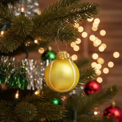 Boule de Noël Balle de Tennis XS