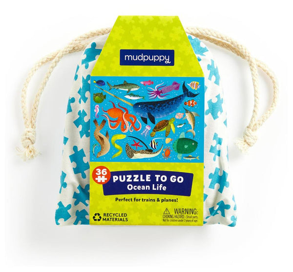 Puzzel met oceaandieren (36 pagina's)