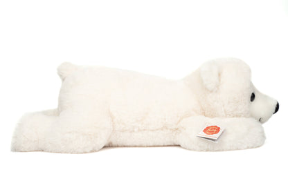 Peluche ours polaire allongé