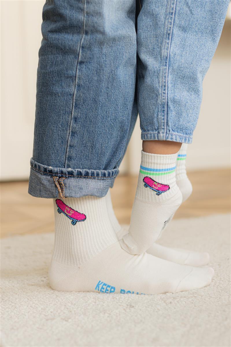 Chaussettes Retro Skateboard