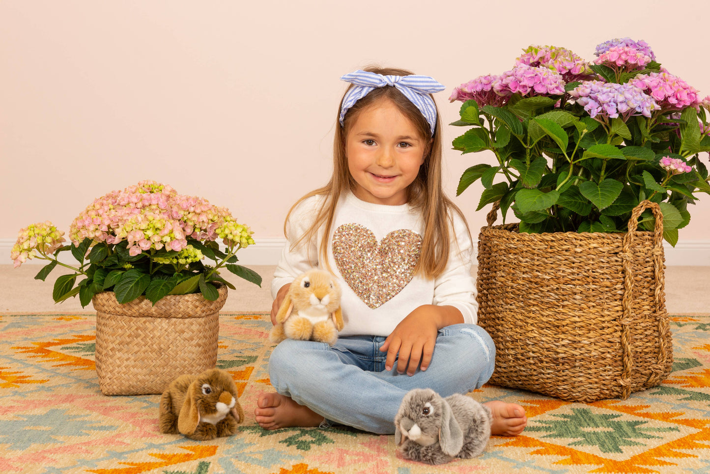 Beige Lop Rabbit Plush Toy