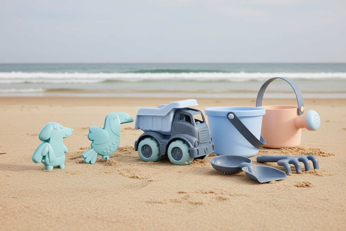 Ensemble de Jouets de Plage Bleu Sérénité