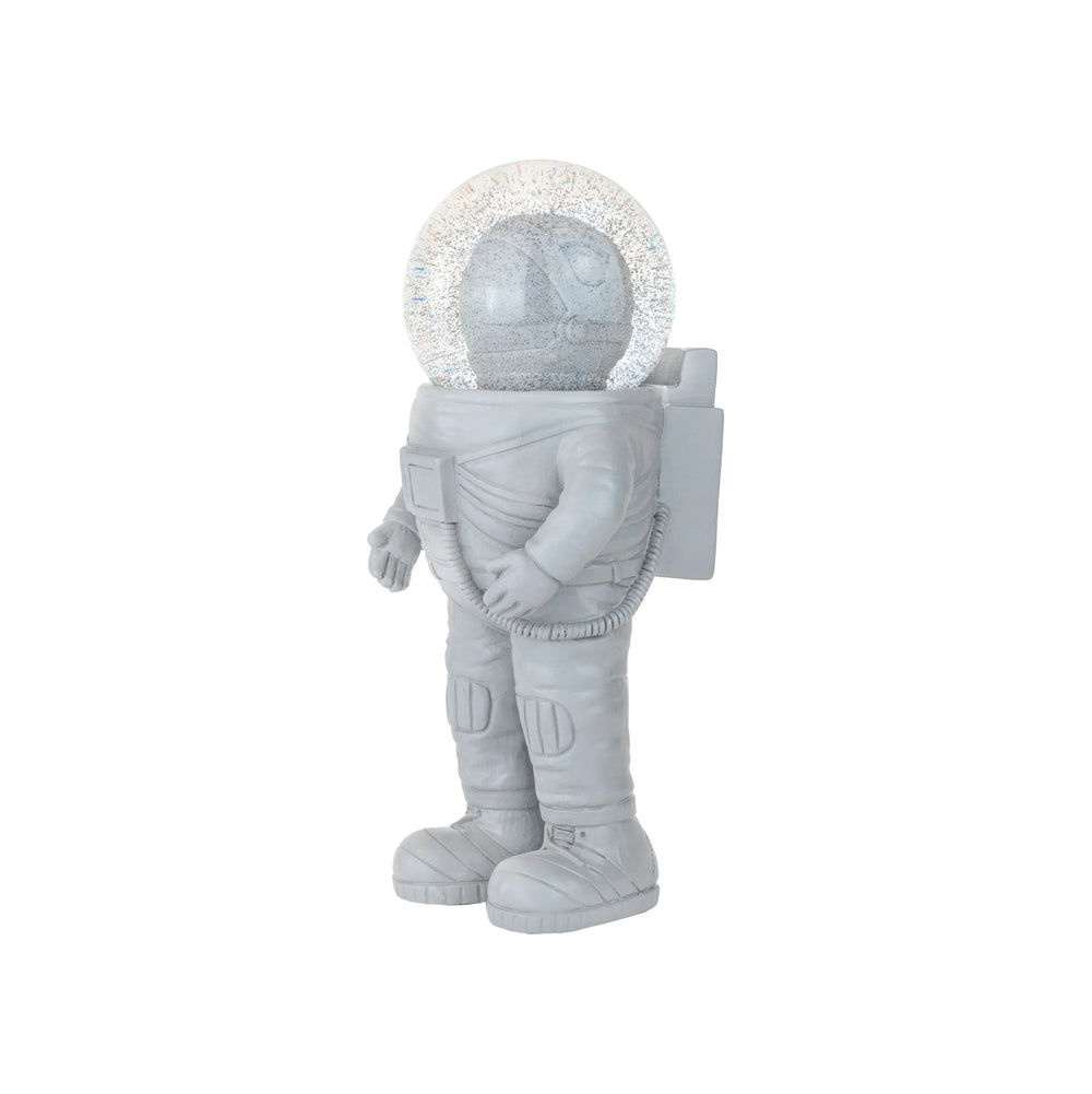 Gray Astronaut Snow Globe
