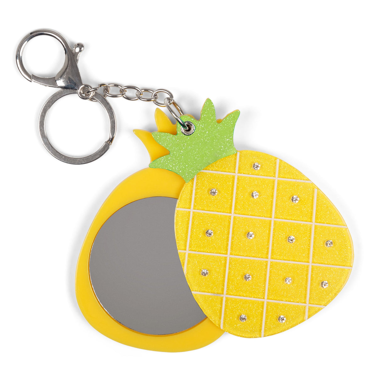 PORTE-CLÉS MIROIR ANANAS