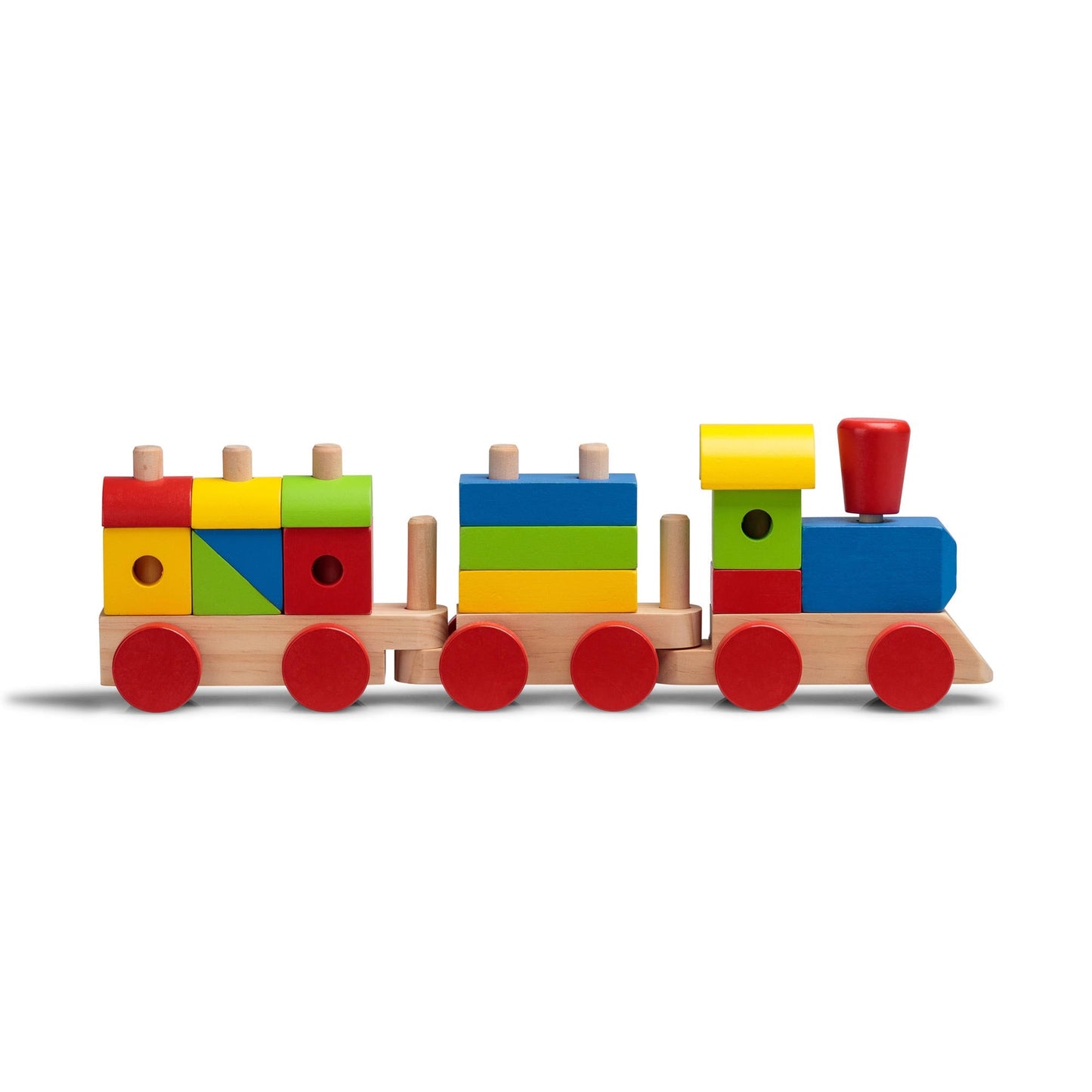 WOODEN STACKING TRAIN WITH SOUNDS
