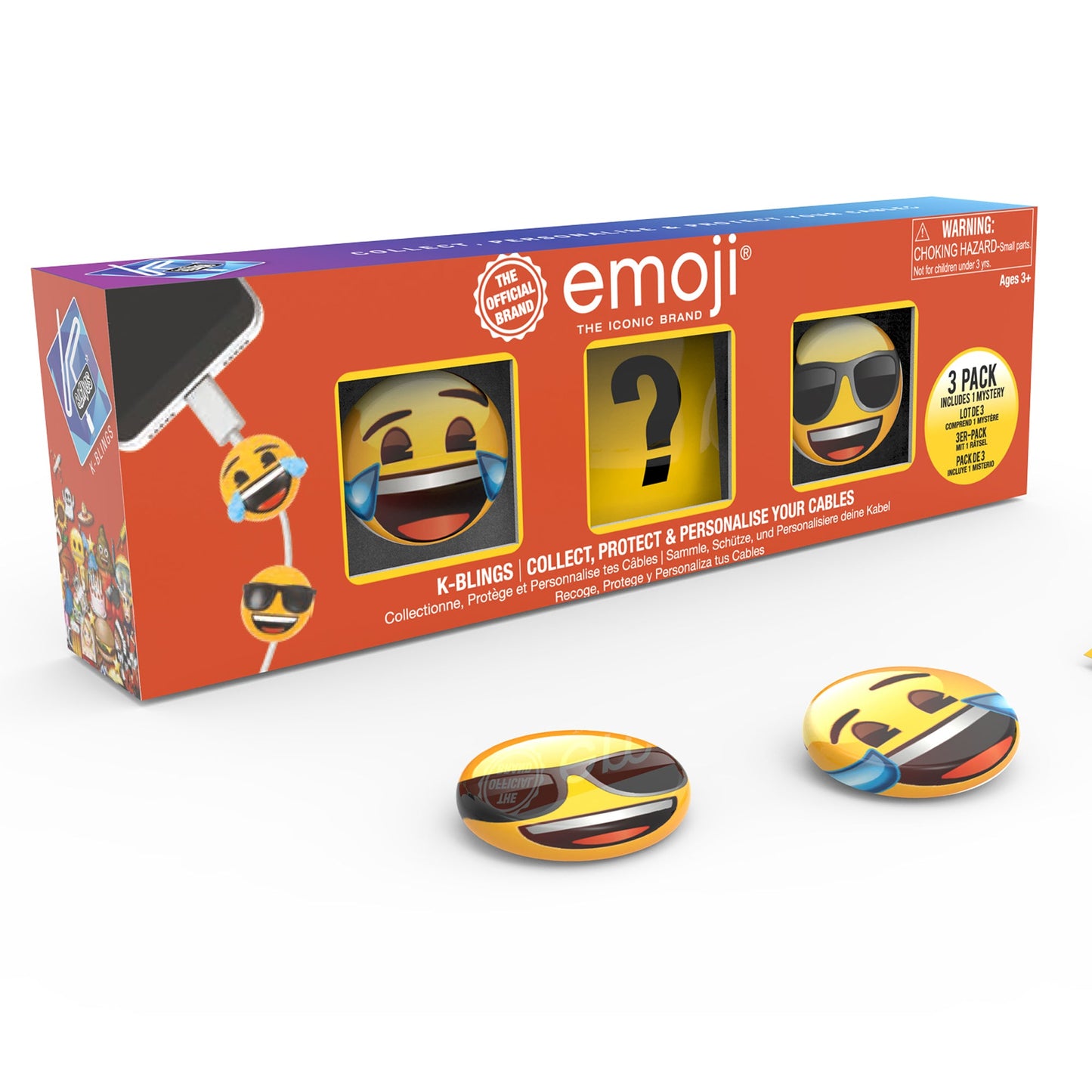 Lot de 3 Émoticônes K-BLING
