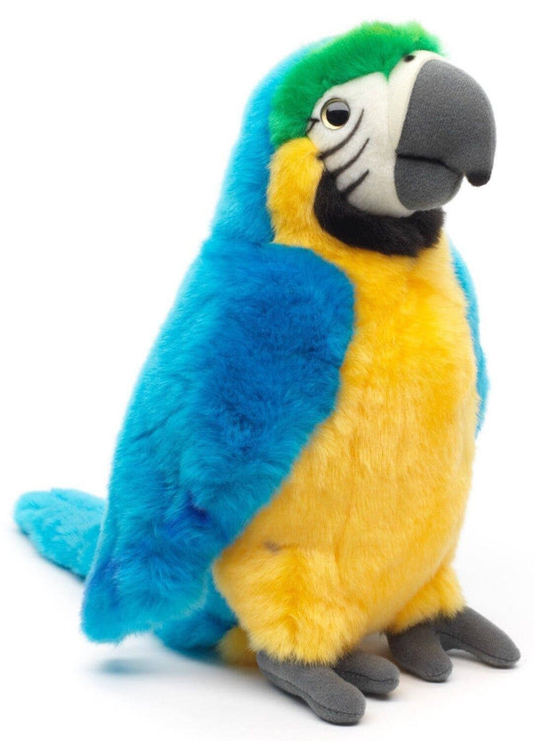 Peluche Perroquet Ara Bleu Uni Toys