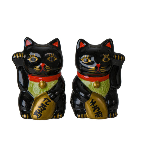 Sel et Poivre Chats Chanceux Noirs
