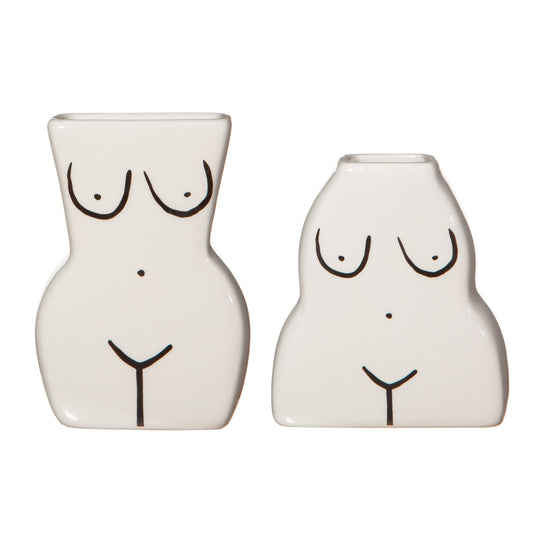Vases Corps de Femme 2-Pack