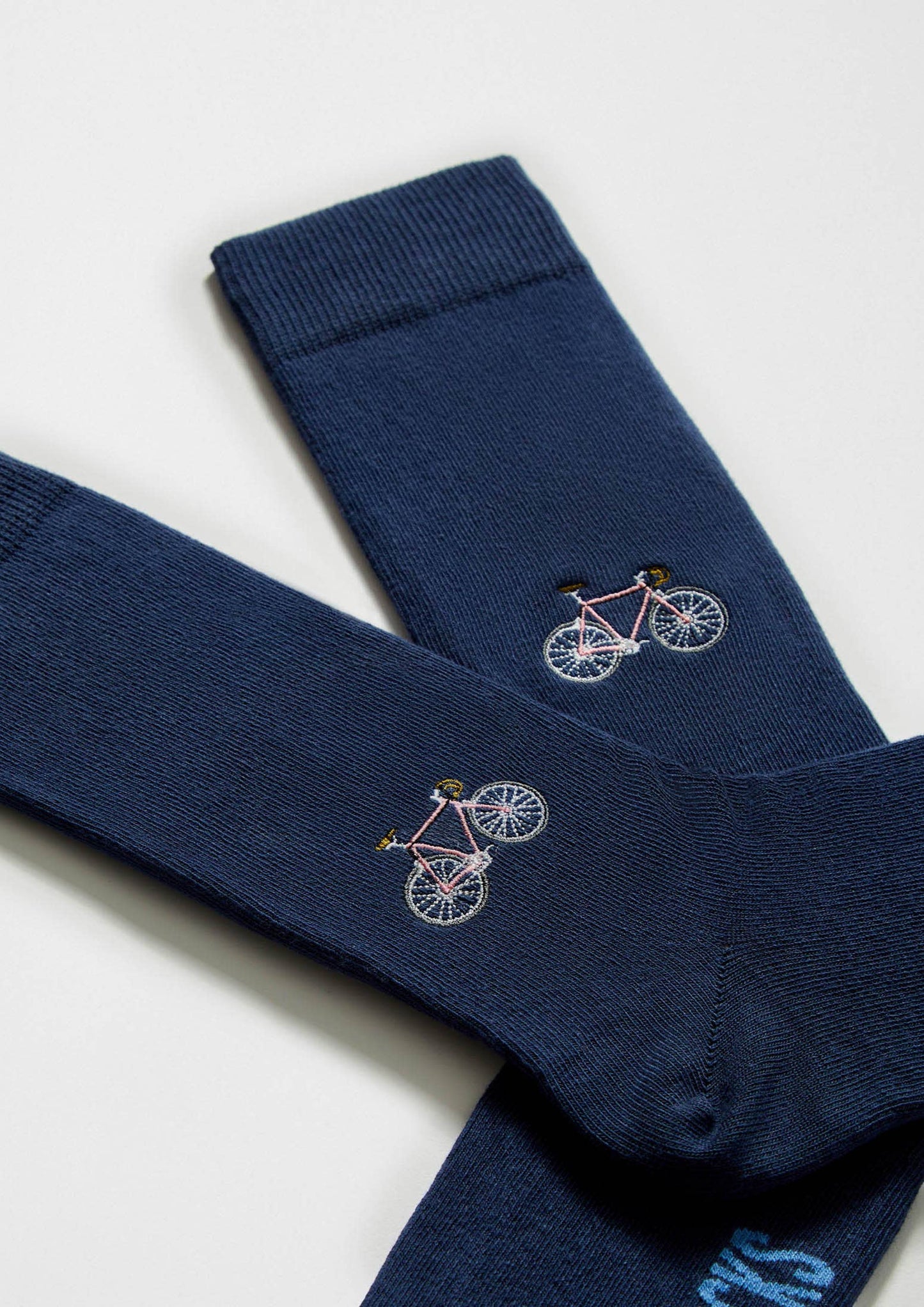 BeBicycle Embroidered Socks