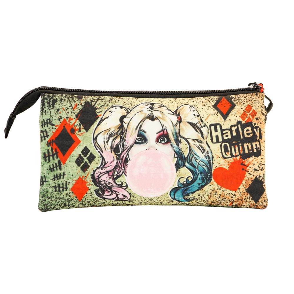 Trousse Triple DC Comics Harley Quinn « Mad Love »